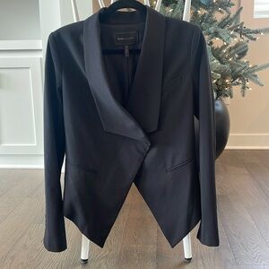 BCBGMaxAzria Draped Blazer Black Size Small